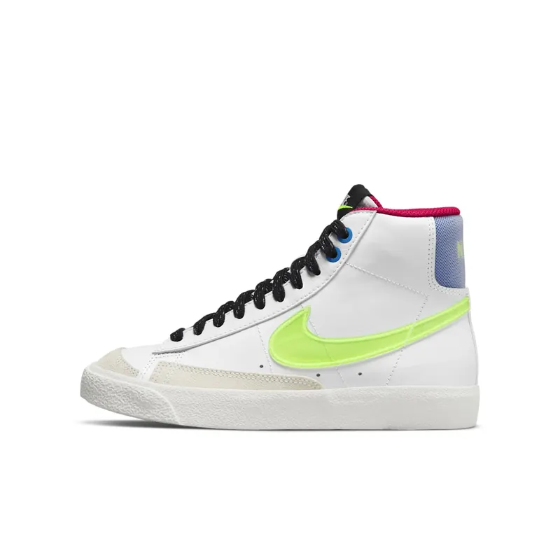Nike Blazer Mid ’77 “WHITE/VOLT-HYPER ROYAL” (DV2234-100)