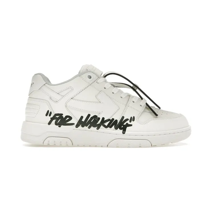 OFF-WHITE Out Of Office Low For Walking White Black (OMIA189C99LEA0120110)