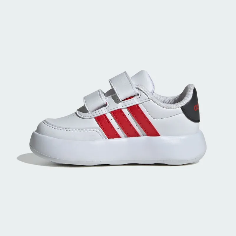 Adidas Breaknet 2.0 Kids Cloud White / Better Scarlet / Carbon (JH6678)