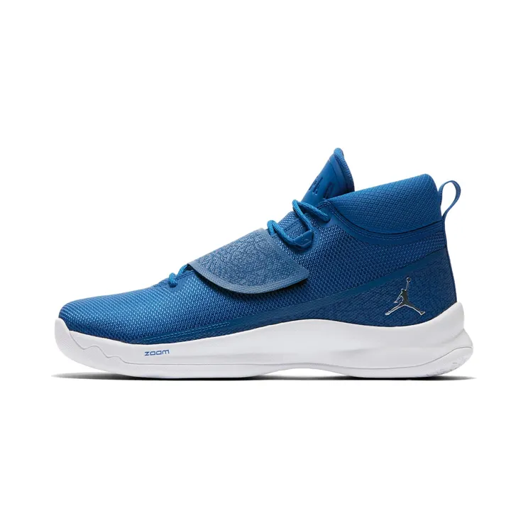 Air Jordan Super Fly 5 PO “Team Royal / White / Metallic Silver” (881571-406)