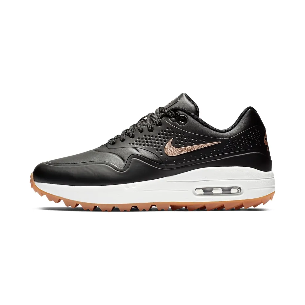 Nike Air Max 1 Golf Black Metallic Red Bronze Gum (W)