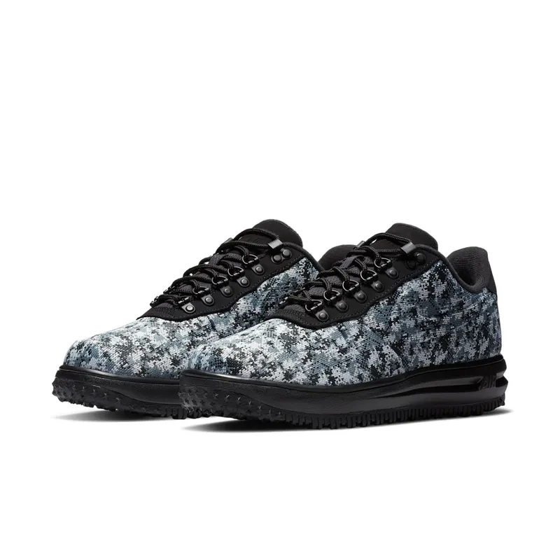 Nike Lunar Force 1 Duckboot Low Textile Wolf Grey Black/Wolf Grey-White-Cool Grey (AV3818-001)