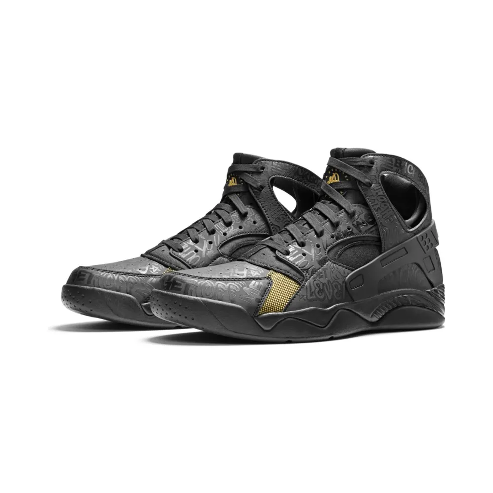 Nike Air Flight Huarache Trash Talk Black/Black-Metallic Gold (686203-002)