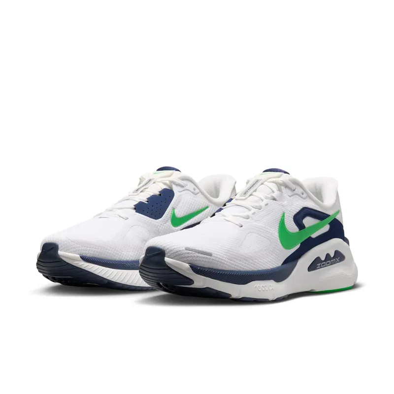 Nike Structure Plus White/Midnight Navy/Summit White/Green Spark (HQ3048-102)