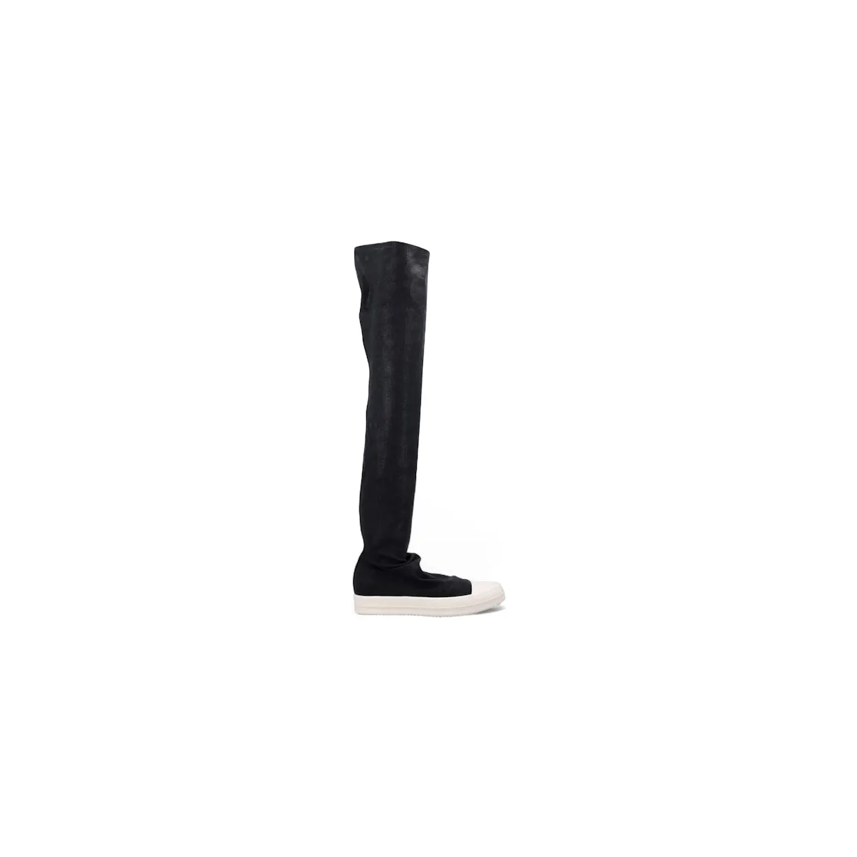 Rick Owens DRKSHDW Over-The-Knee Sneaks Black Denim (DS01F4812-SDBK-911)