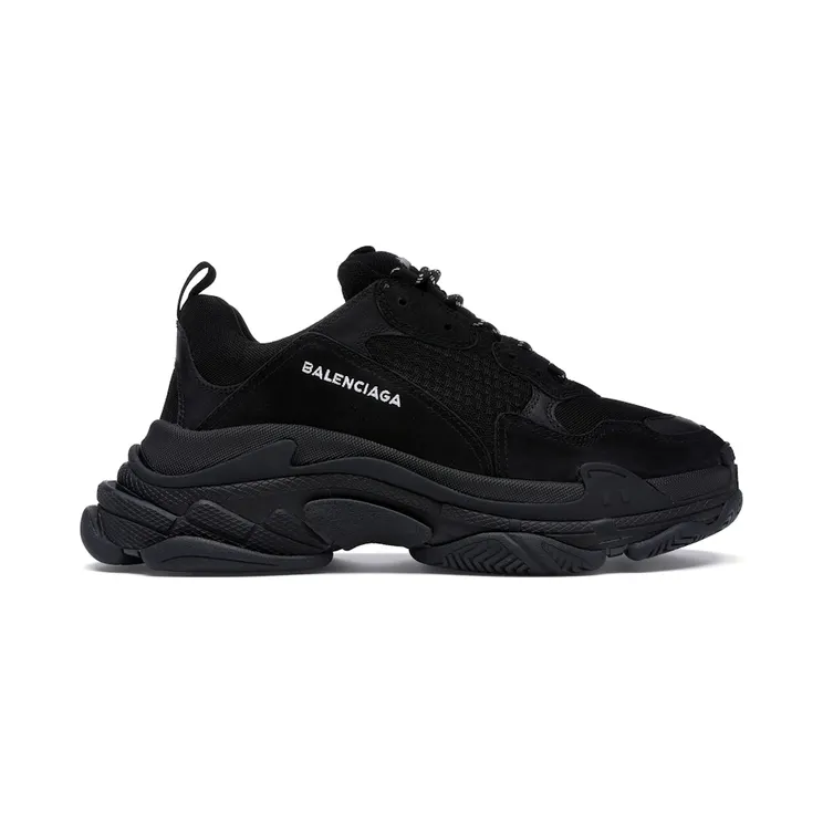 Balenciaga Triple S Triple Black 2018 Reissue Nondistressed (W)