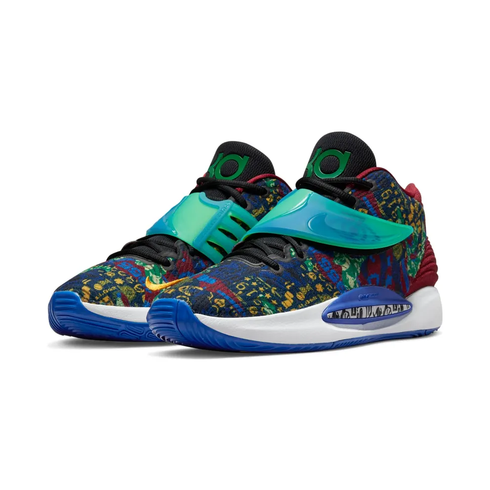 Nike KD14 NRGen “Sapphire / Deep Royal Blue / Lime Glow / Melon Tint” (DC9382-500)