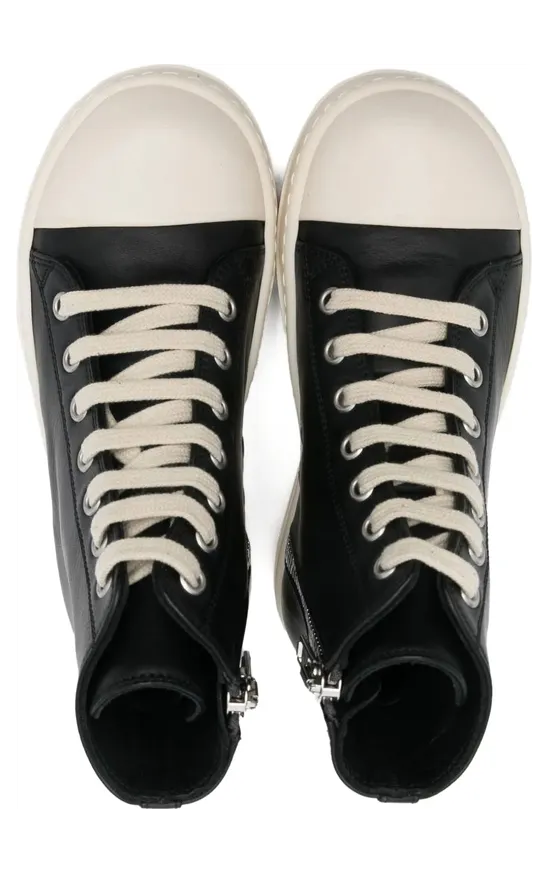 Rick Owens Lace-up “Black” (BG01F3895 LMU 911) (2)