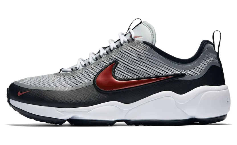 Nike Air Zoom Spiridon Ultra Metallic Silver Desert Red