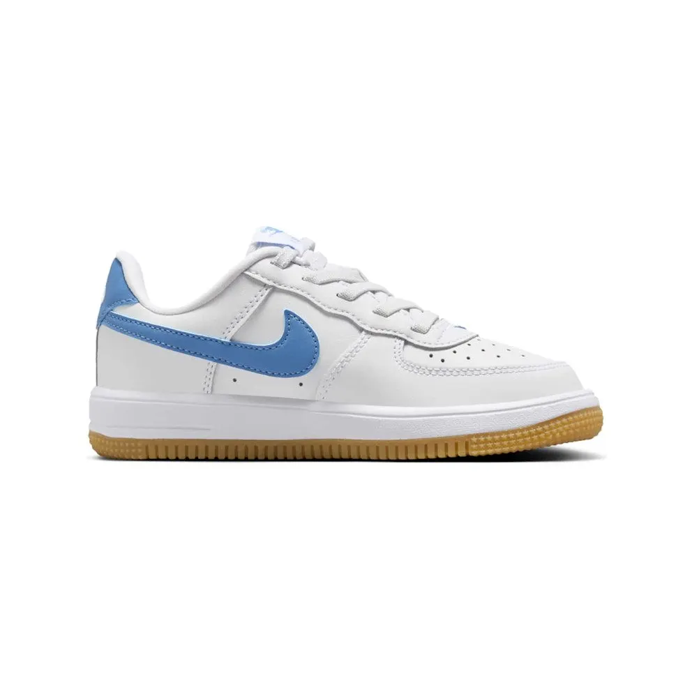 Nike Air Force 1 Low EasyOn White Gum Light Brown Blue Beyond (FN0237-115)