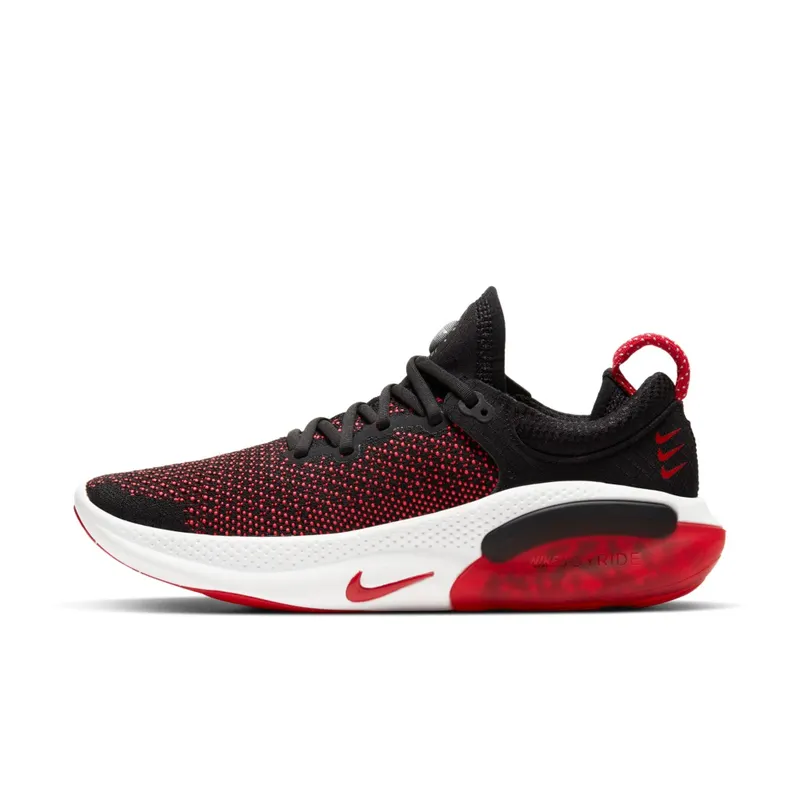 Nike Joyride Run Flyknit Black University Red (W) Black/Metallic Silver-White-University Red (CU4832-001)