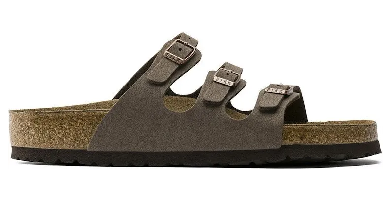 Birkenstock Florida Soft Footbed Birkibuc Mocca (0053881)