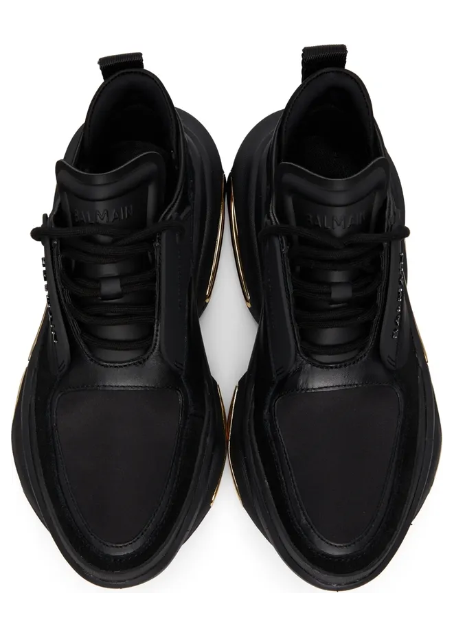 Balmain Black B-Bold Sneakers (XN1VI541LSLD) (5)