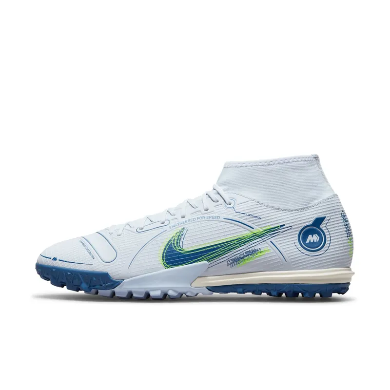 Nike Superfly 8 Academy TF Football Grey Light Marine (DJ2878-054)
