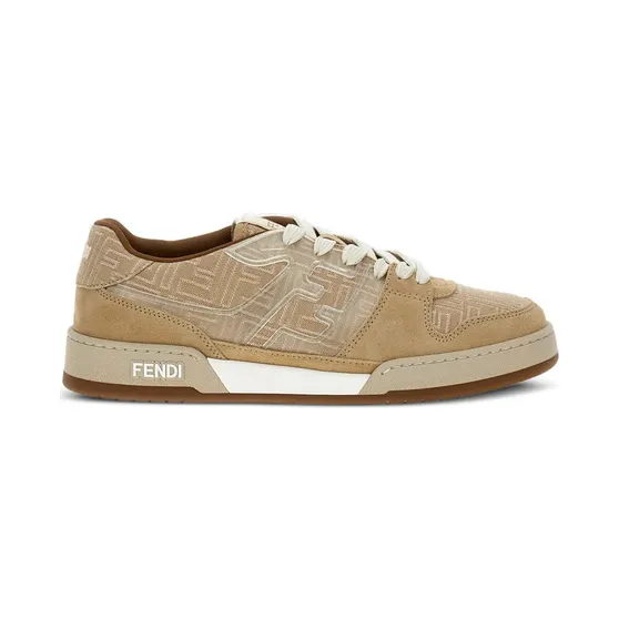 FENDI Match sneakers met FF-monogram – Beige (7E1688AY9B)