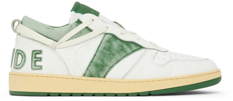 Rhude Rhecess Low “White/Green” (RHFW21FO21040433)