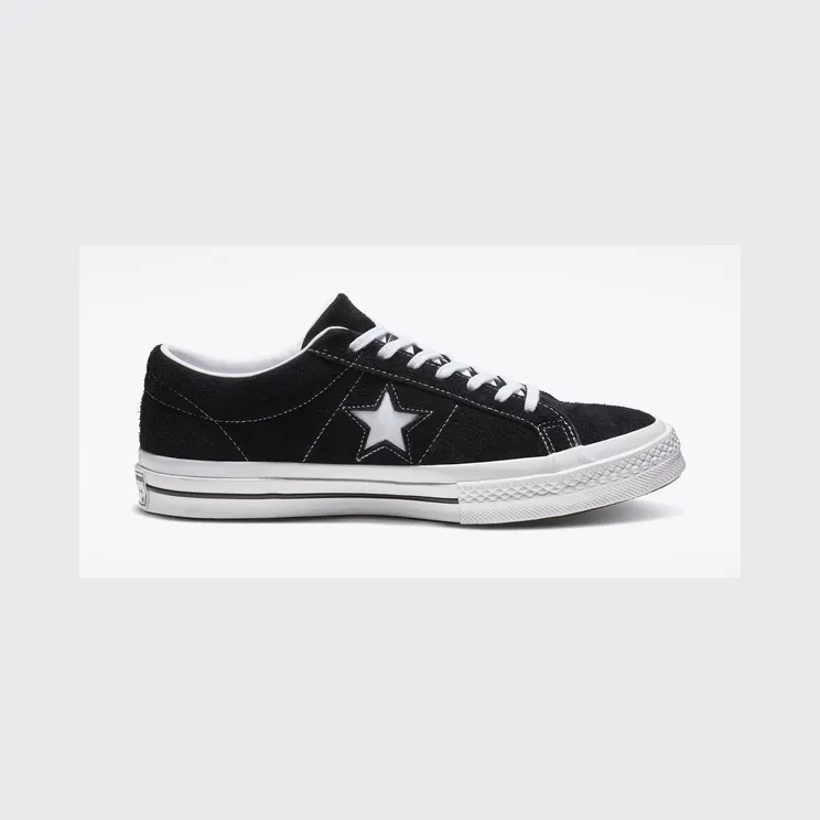 Converse Concerse One Star OX Black Suede (158369C)