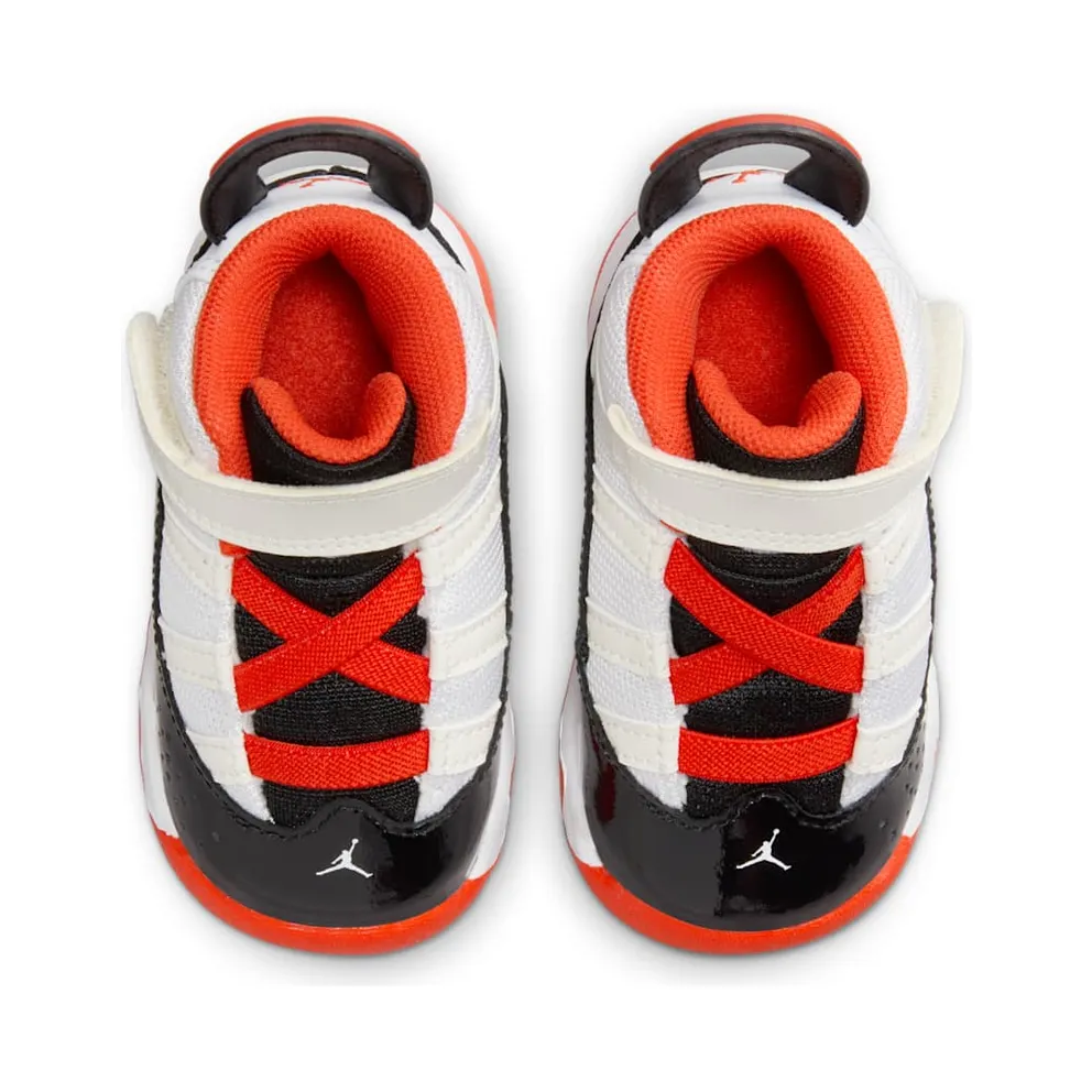 Jordan 6 Rings White Black Sail Team Orange (DV1344-108)