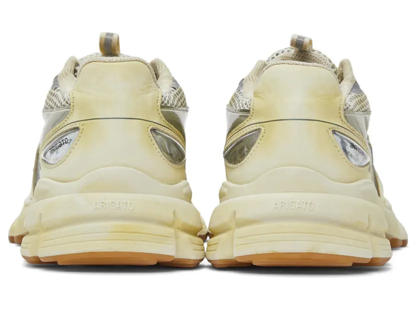 Axel Arigato Yellow Dip-Dye Marathon Sneakers (33111) (4)