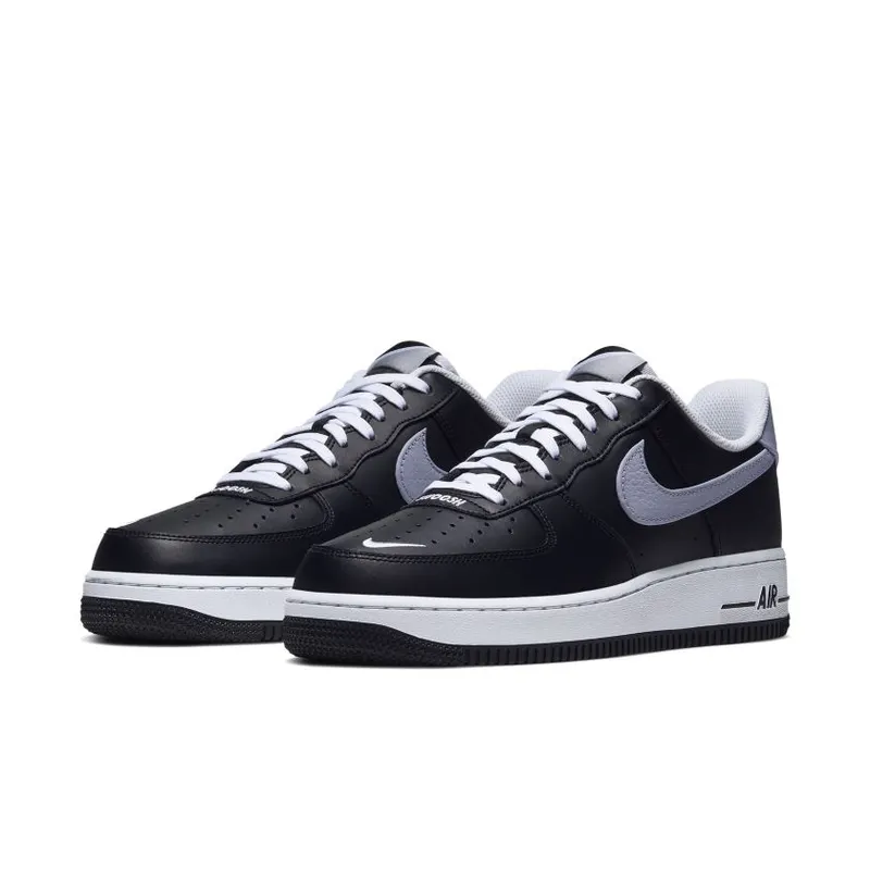Nike Air Force 1 Low Swoosh Pack Black Black/Cool Grey-White (CJ8731-001)