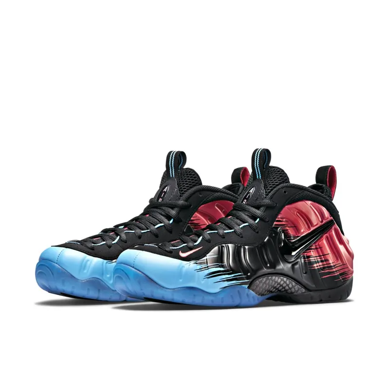 Nike Air Foamposite Pro Spiderman Vivid Blue/Black-Light Crimson (616750-400)