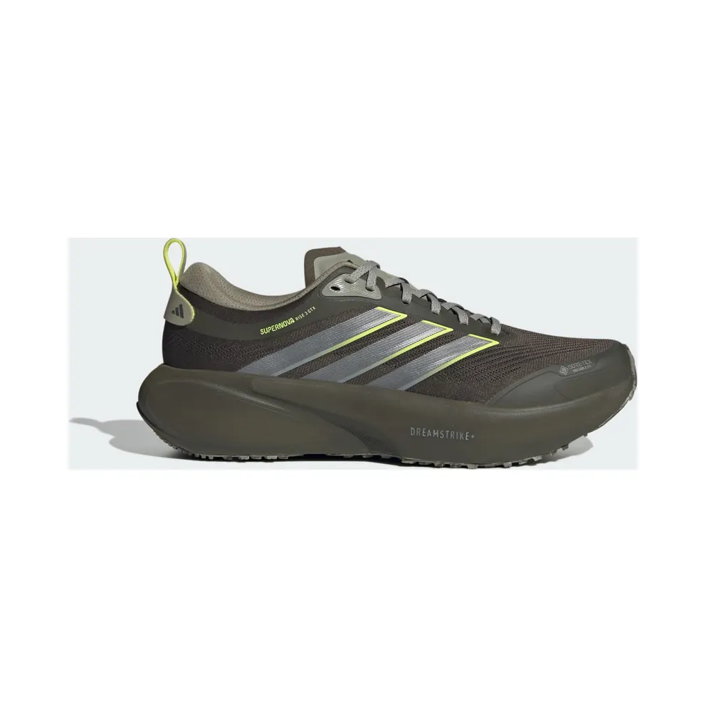 Adidas SUPERNOVA RISE 3 GTX Laufschuhe Shadow Olive / Iron Metallic / Frozen Lemon (IH4655)
