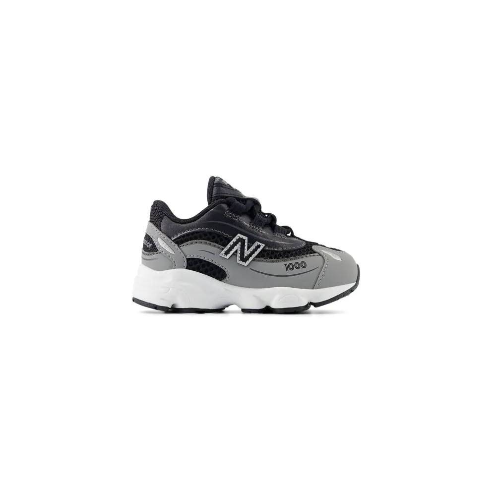 New Balance 1000 Bungee Lace Slate Grey Black (IV1000AK)
