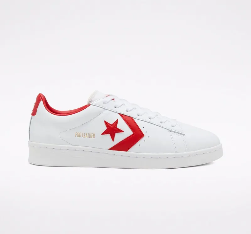 Converse Pro Leather Ox White Red White/University Red-White (167970C)