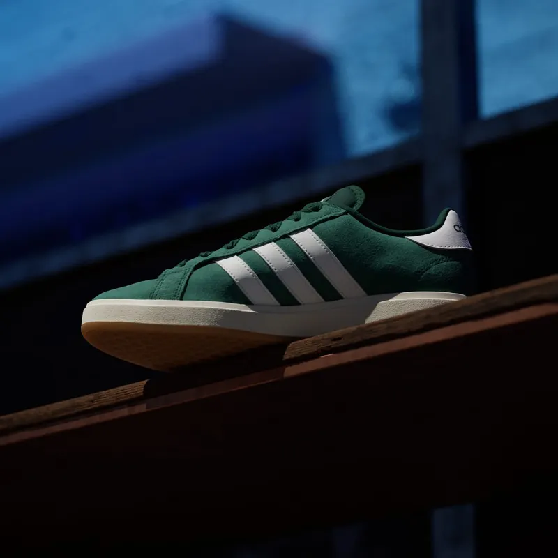 Adidas Grand Court Base 00s Collegiate Green / Cloud White / Gum (IH6187)