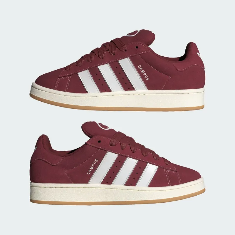 Adidas Campus 00s Noble Maroon / Cloud White / Off White (JQ8349)