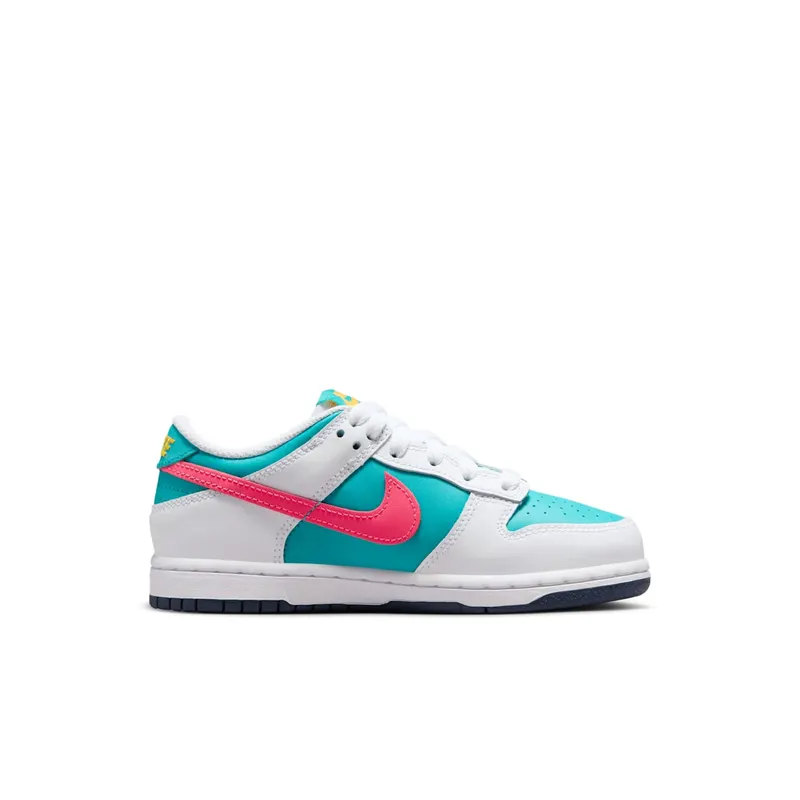 Nike Dunk Low Dusty Cactus White Racer Pink Thunder Blue (HF4795-345)