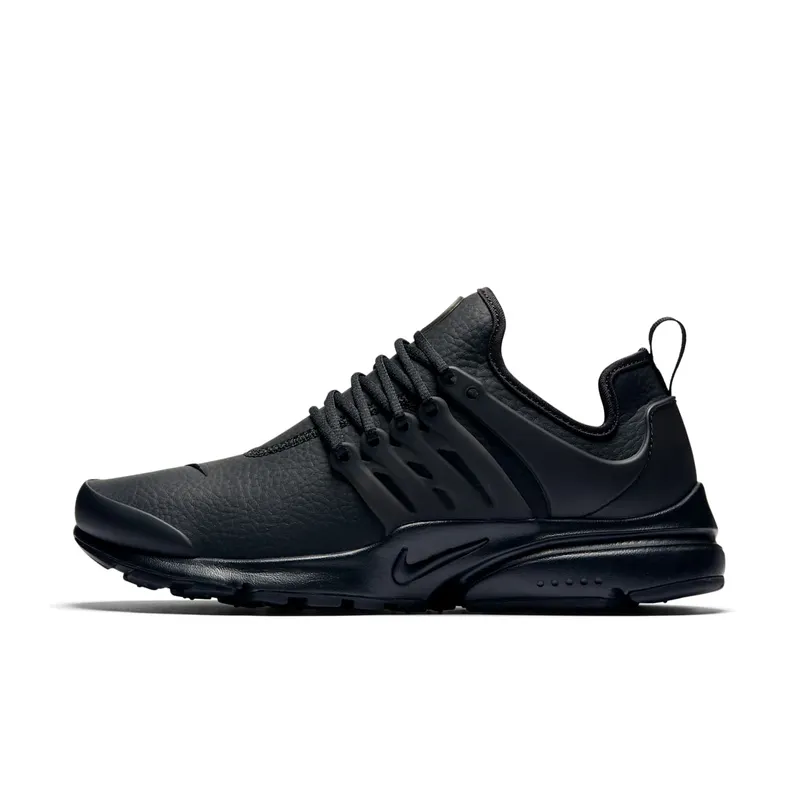 Nike Air Presto Premium Black Leather (W) Black/Black-Black (878071-002)