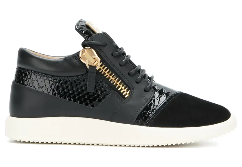 Giuseppe Zanotti ‘Runner’ Sneakers mit Kontrasteinsätzen – Schwarz (RW70046009)