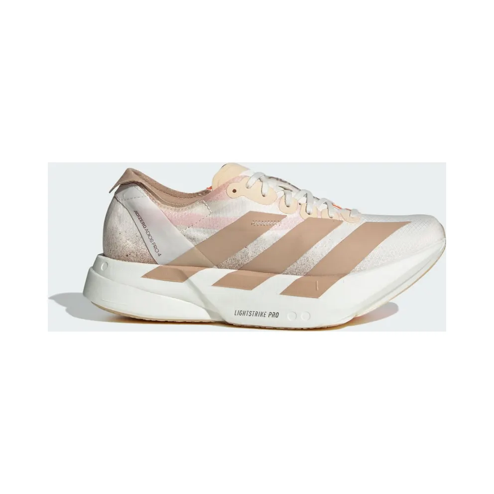 Adidas Adizero Adios Pro 4 Chalk White / Warm Sandstone / Semi Impact Orange (JR6359)