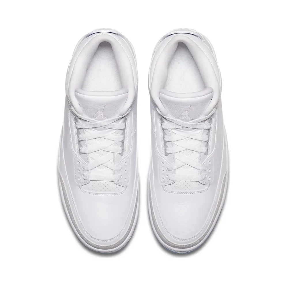 Jordan 3 Retro Pure White (2018) White/White-White (136064-111)