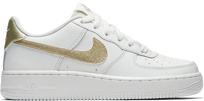 Nike Air Force 1 Low Summit White Metallic Gold (314219-127)