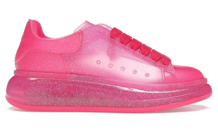 Alexander McQueen Oversized Bright Pink Glitter (718267-W4V21-5433)