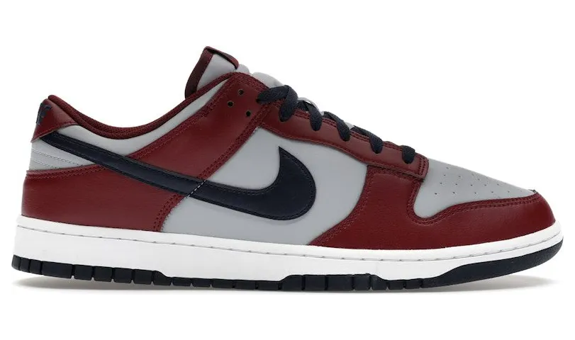 Nike Dunk Low Retro Wolf Grey Obsidian Dark Team Red (HF5441-003)