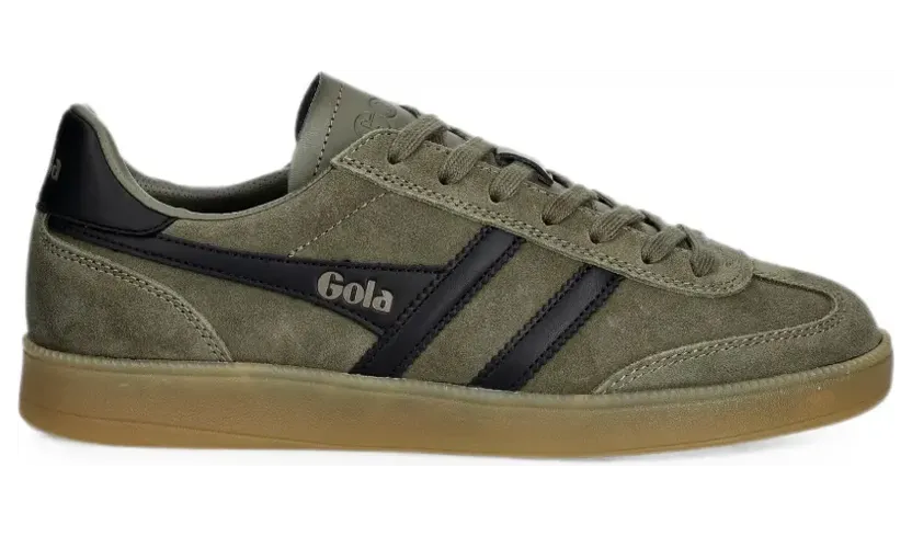 Gola Viper Wildleder-Sneakers mit Logo-Print – Grün (CMB735NB2)