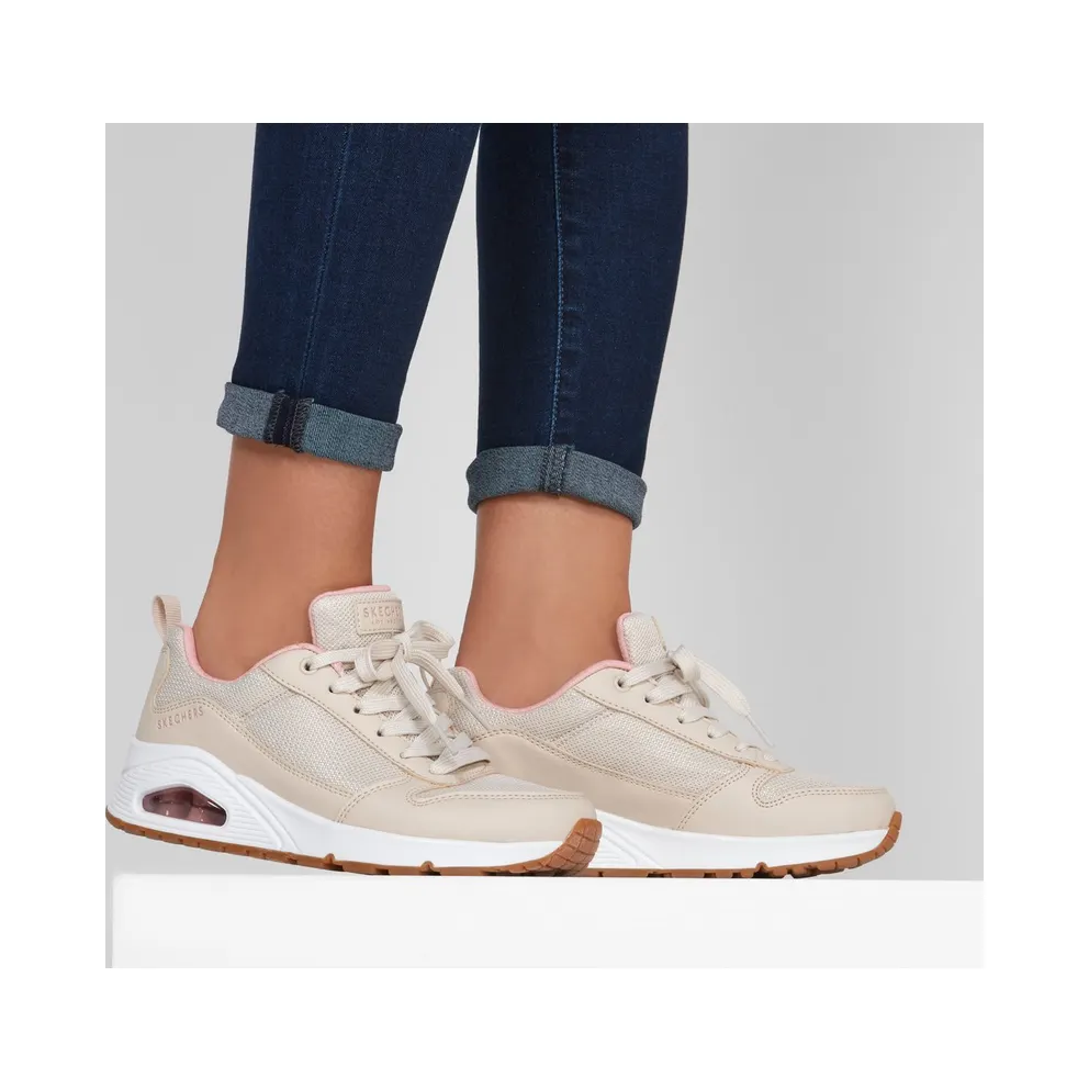 Skechers Uno – Inside Matters Sneaker Natuurlijk