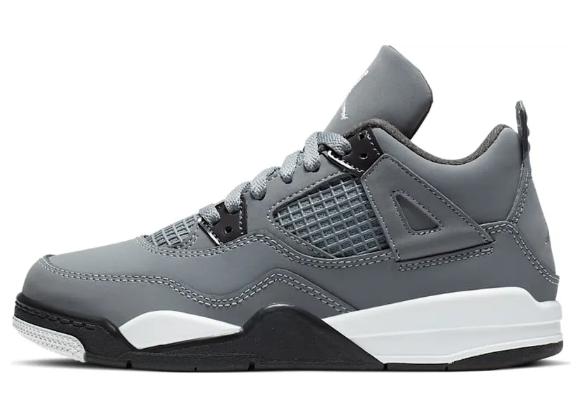 Air Jordan 4 Retro PS “Cool Grey / Dark Charcoal / Varsity Maize / Chrome” (BQ7669-007)