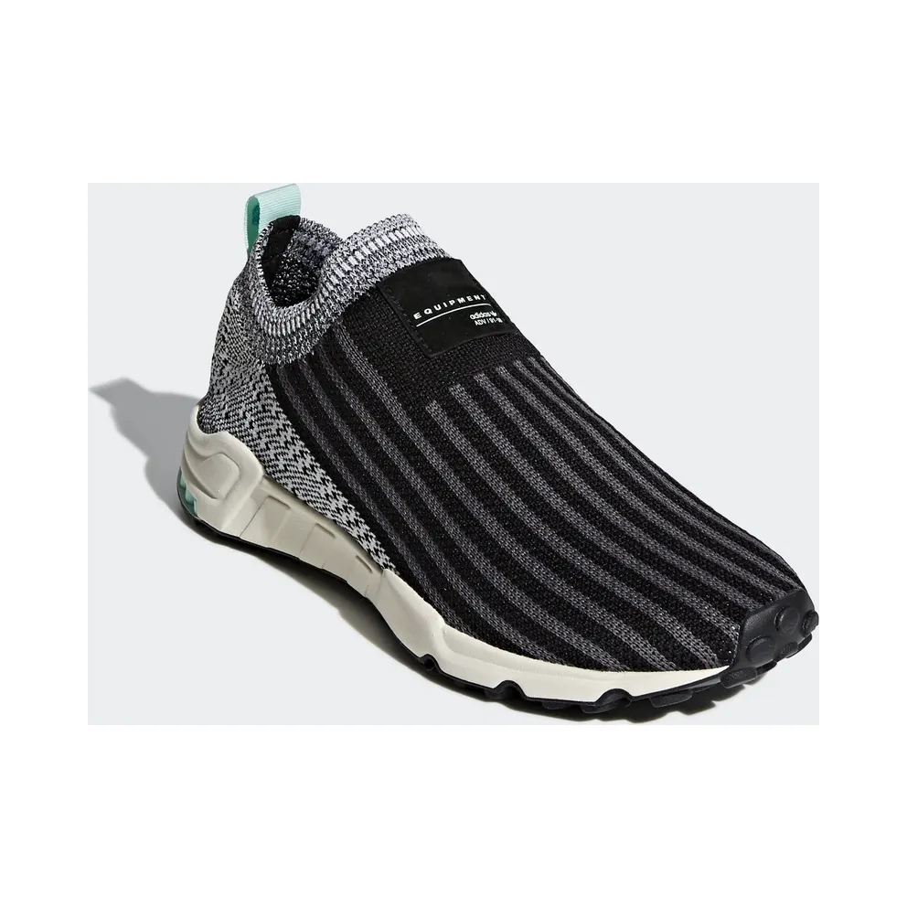 adidas EQT Support Sock Black White Clear Mint (W) Core Black/Cloud White/Clear Mint (B37528)
