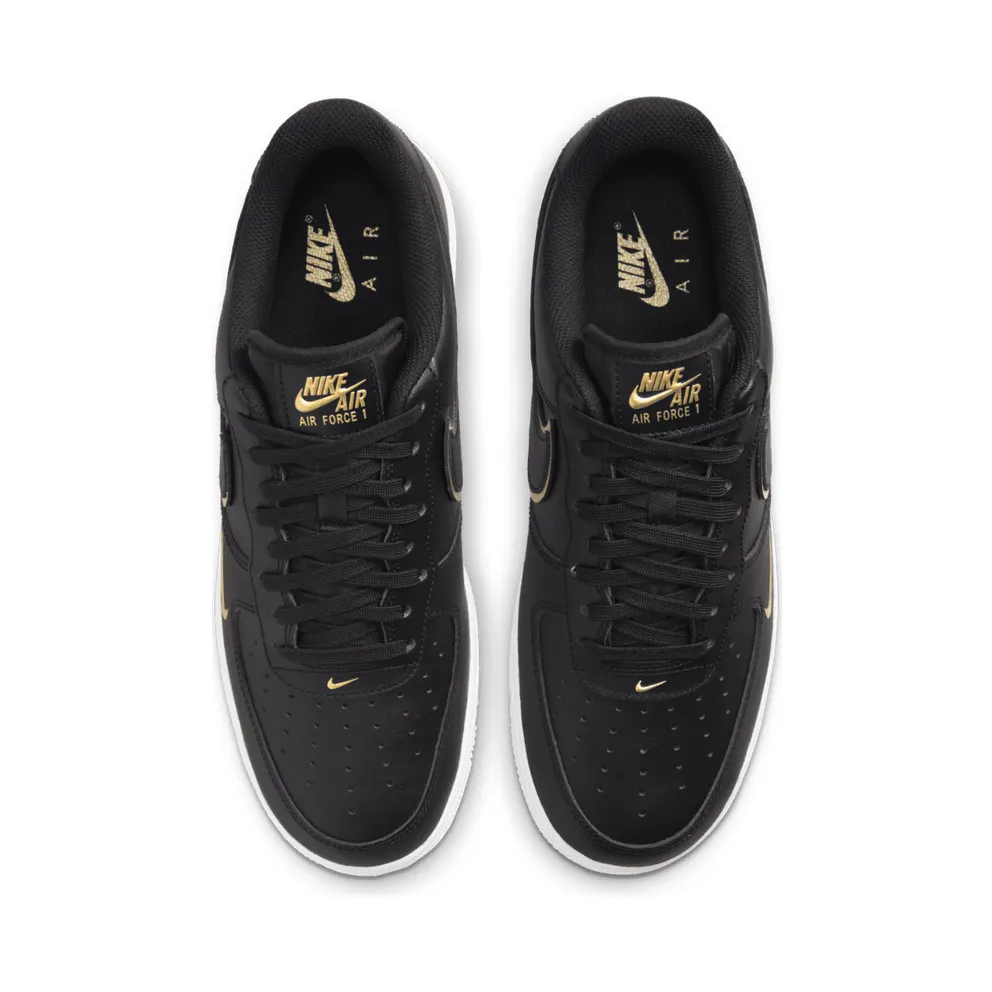 Nike Air Force 1 07 Black Metalic Gold (DA8481-001)