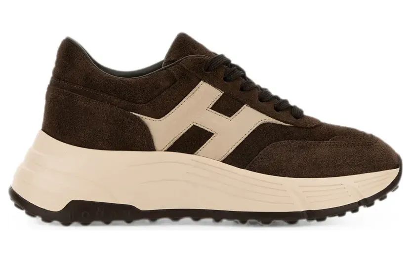Hogan Sneakers met chunky zool en H-logo – Beige (HXW6690FR30U5W)