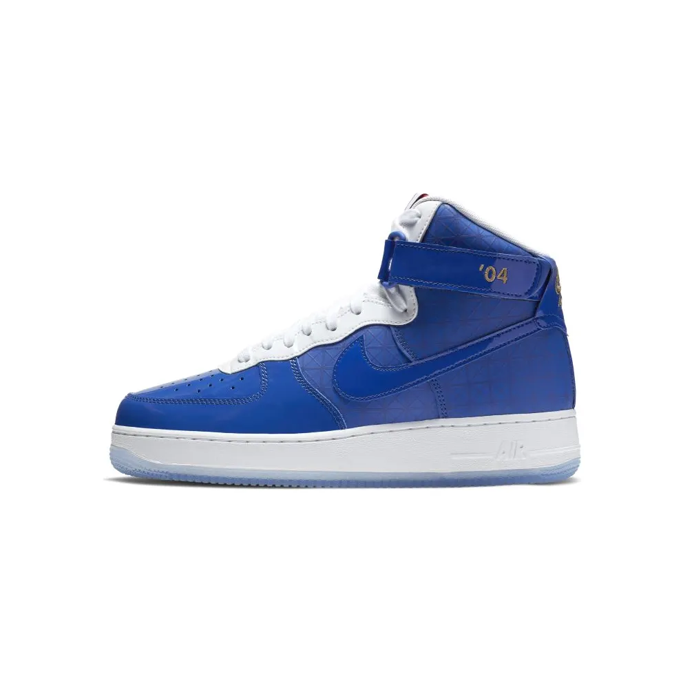 Nike Air Force 1 High Detroit Pistons NBA Finals Game Royal/Game Royal/White (CI9880-400)