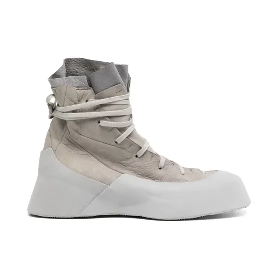 Leon Emanuel Blanck High-Top-Sneakers mit Reißverschluss “Grey” (DISMWFWHTS01)