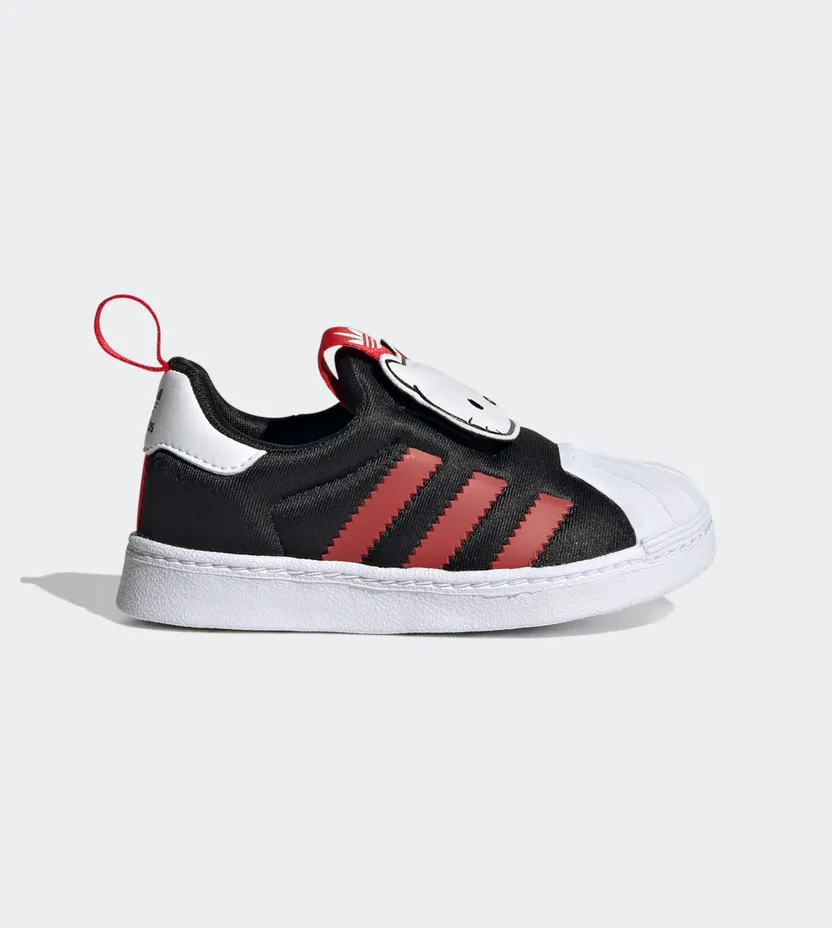 adidas Superstar 360 Core Black / Vivid Red / Cloud White (HQ4091)