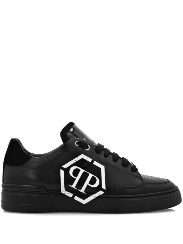 Philipp Plein Hexagon Sneakers mit Logo – Weiß (FADSMSC3981PLE005N)