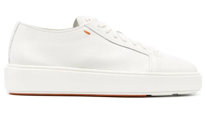 Santoni Sneakers mit Schnürung – Weiß (WBCD60919BARCMEY)