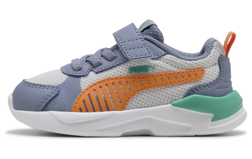 Puma X-Ray 3 “Feather Gray / Melon Glow / Gray Sky / Vibrant Green” (401495_08)